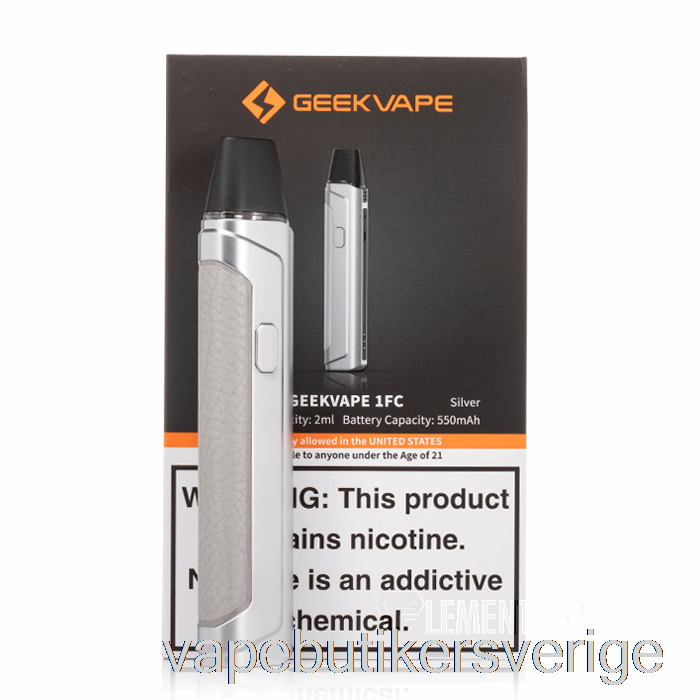 Vape Sverige Geek Vape Aegis One & 1fc Podsystem [1fc] Silver